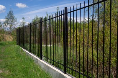 Aluminum Fence Painting