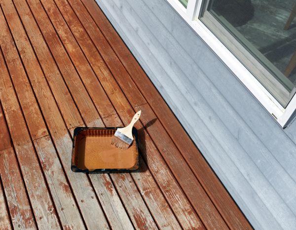 Cedar Deck Staining Service