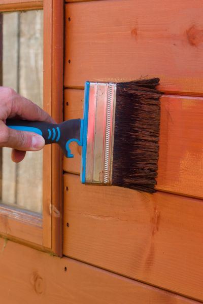 Outdoor House Staining